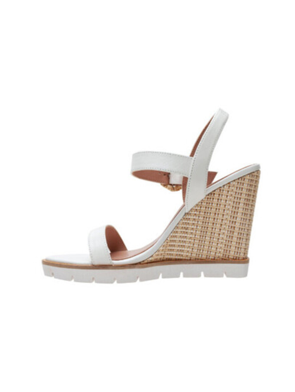 Linea Paolo Emely-L Eggshell Nappa Leather Wedge Sandals Women’s Size 11 M